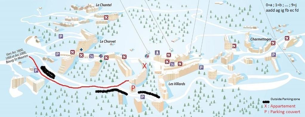 Les Arcs 1800, Nova 2, 6 Pers, Parking Couvert Gratuit מראה חיצוני תמונה